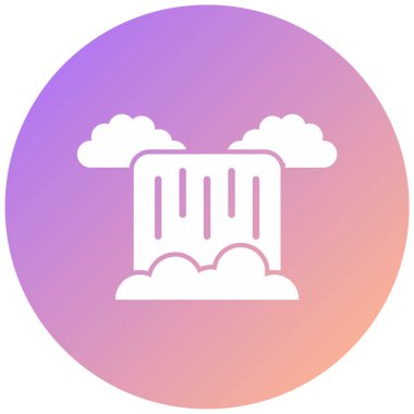 Eşsiz bulut. Basit tasarım