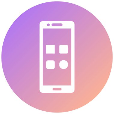 Cep telefonu. Basit resimleme