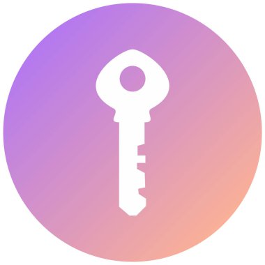 Anahtar. Web simgesi basit illüstrasyon