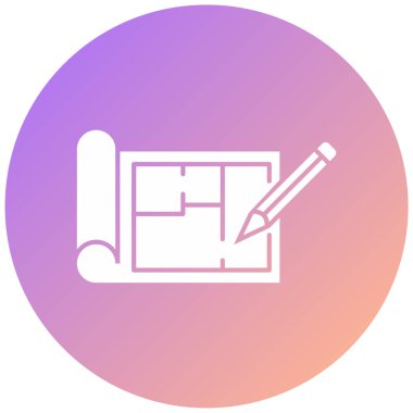 Modern eğitim ikonunun vektör illüstrasyonu