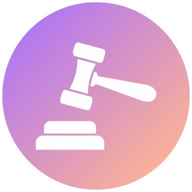 Açık arttırma. Web simgesi basit illüstrasyon