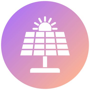 solar panel vektör simgesi