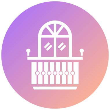 Ev. Web simgesi basit illüstrasyon