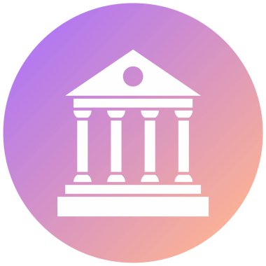Banka binası. Web simgesi