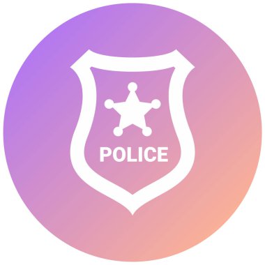 Kalkan. Web simgesi basit illüstrasyon