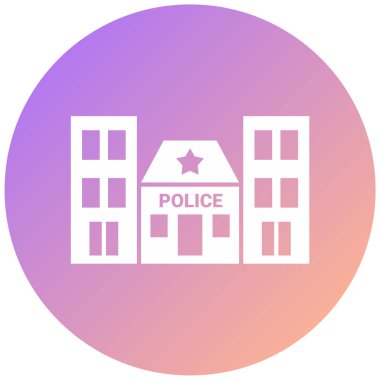 Otelde. Web simgesi basit illüstrasyon