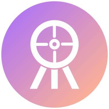 Hedef. Web simgesi basit illüstrasyon