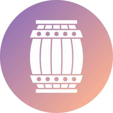 bira fıçısı ikon vektör illüstrasyonu