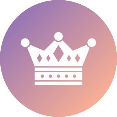 taç simgesi vektör illüstrasyonu