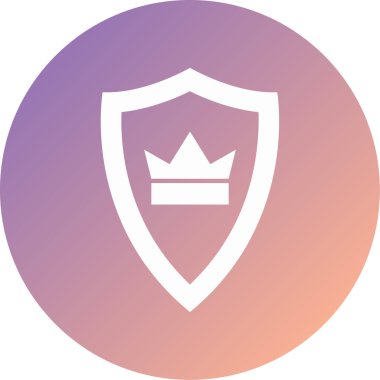 kalkan simgesi, vektör illüstrasyonu