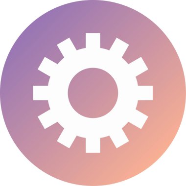 Ayarlar. Web simgesi basit illüstrasyon