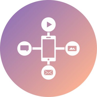 seo modern simgesinin vektör illüstrasyonu