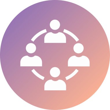 İnsan simgesinin vektör illüstrasyonu