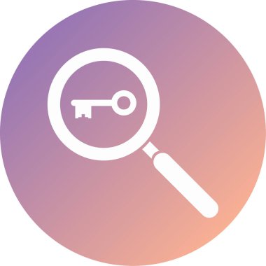 Arama simgesi vektör illüstrasyonu