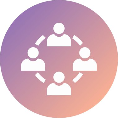 İnsan simgesinin vektör illüstrasyonu