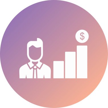 iş yönetimi simgesi vektör illüstrasyonu