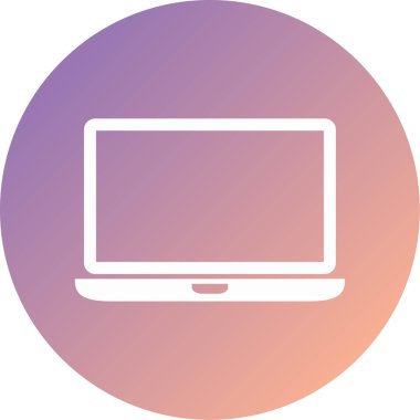 vektör lcd simgesi illüstrasyonu