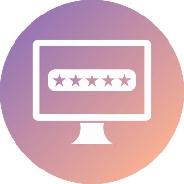 Şifre. Web simgesi basit illüstrasyon