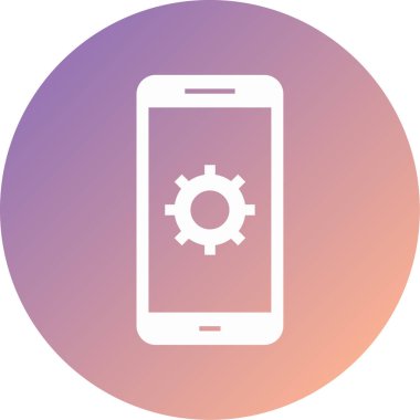 cep telefonu ikonu vektör illüstrasyonu