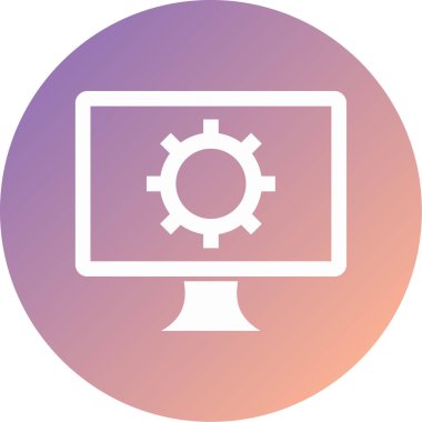 Ayarlama. Web simgesi basit illüstrasyon