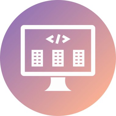 seo modern simgesinin vektör illüstrasyonu