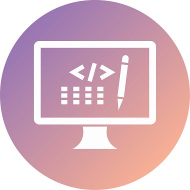 seo modern simgesinin vektör illüstrasyonu