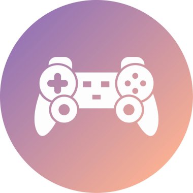 Oyun kolu. Web simgesi basit illüstrasyon