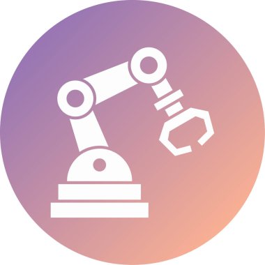 Robot simgesinin vektör illüstrasyonu