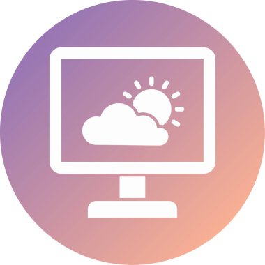 vektör Bulut simgesi illüstrasyonu