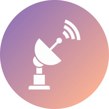 Uydu anteni. Web simgesi