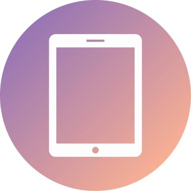 Cep telefonu. Web simgesi basit tasarım