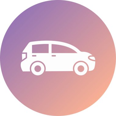 - Araba. Web simgesi basit illüstrasyon