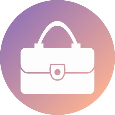 çanta simgesi vektör illüstrasyonu