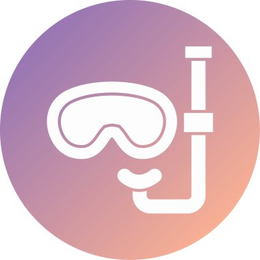 Tüplü dalgıç. Web simgesi