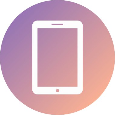 Cep telefonu. Web simgesi basit tasarım