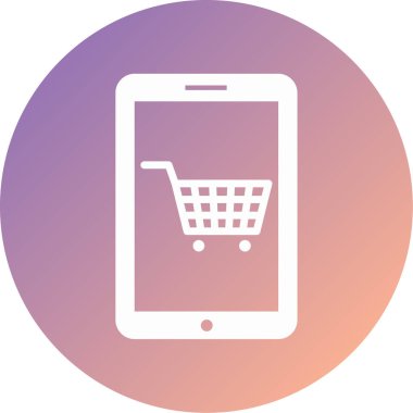 Cep telefonu. Web simgesi