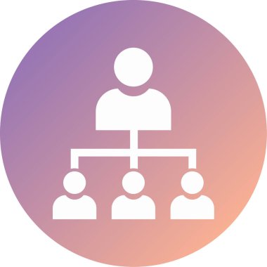 İş insanları simgesinin vektör illüstrasyonu