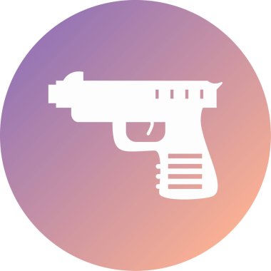 Bir silah simgesinin vektör illüstrasyonu