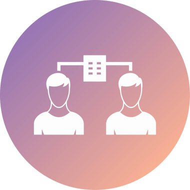 İnsan simgesinin vektör illüstrasyonu