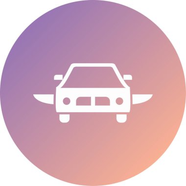 - Araba. Web simgesi basit illüstrasyon