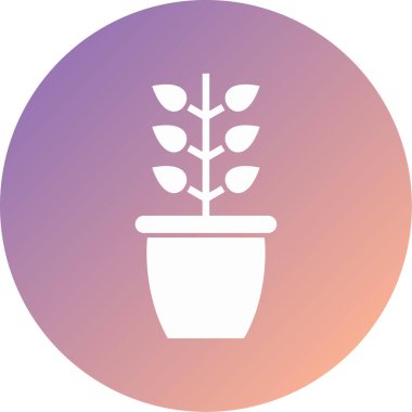 bitki simgesi vektör illüstrasyonu