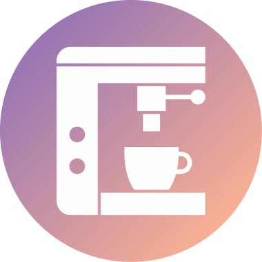 kahve fincanı simgesi, vektör illüstrasyonu