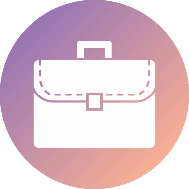 evrak çantası simgesi, vektör illüstrasyonu