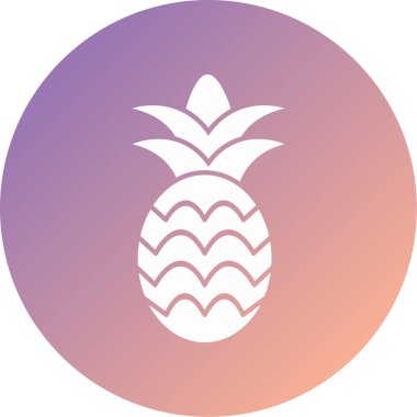 ananas vektör simgesi