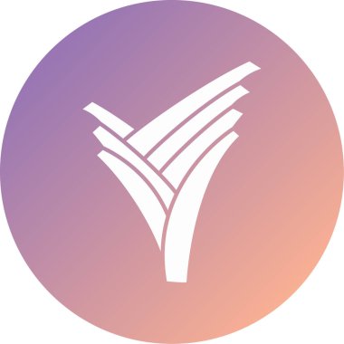 Bir kadın simgesinin vektör illüstrasyonu