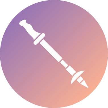 unique knife vector icon