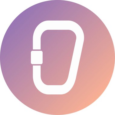 Mıknatıs Web simgesi basit illüstrasyon