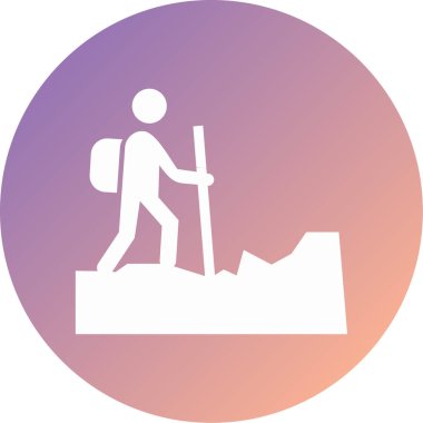 Bir insan simgesinin vektör illüstrasyonu