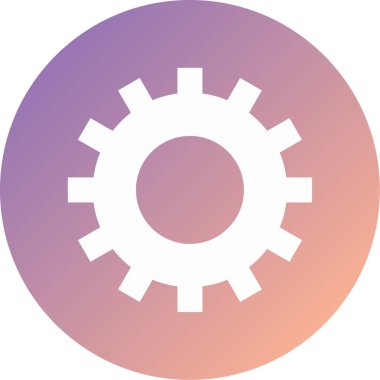 Ayarlar. Web simgesi basit illüstrasyon