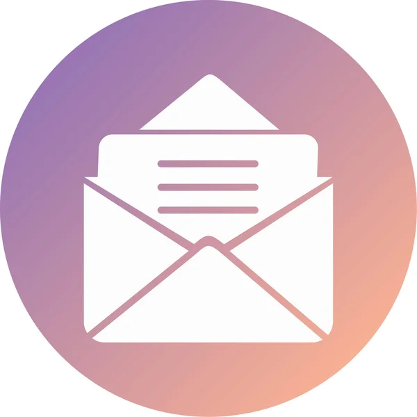 Mail Icon Illustration Vector — Stockvektor